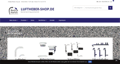 Desktop Screenshot of luftheber-shop.de